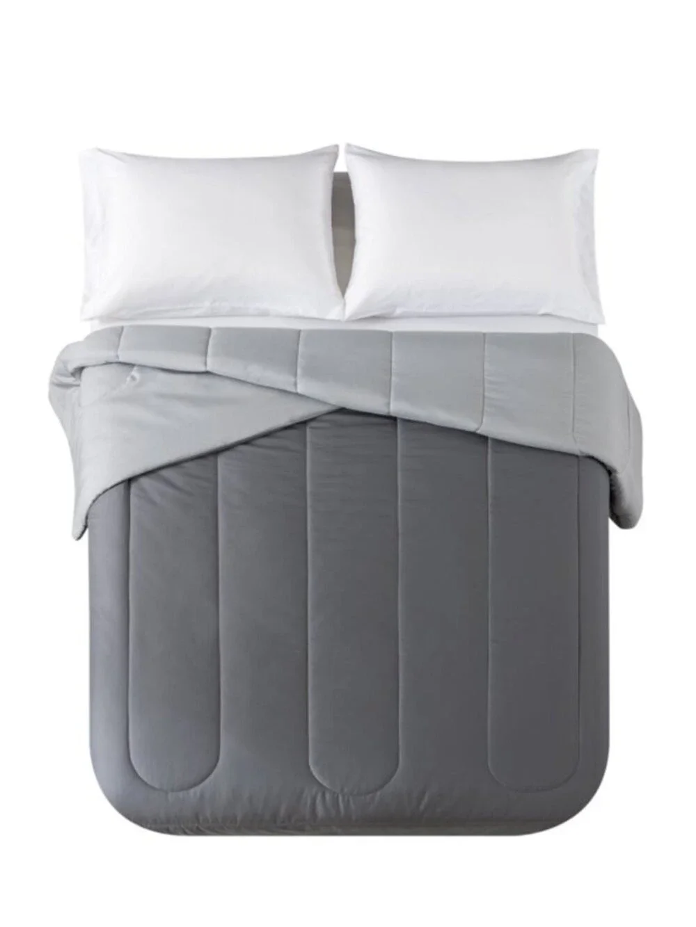Mainstays Reversible Twin/Twin XL Comforter - Grey